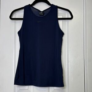 Nike Fitted Blue Tank Top